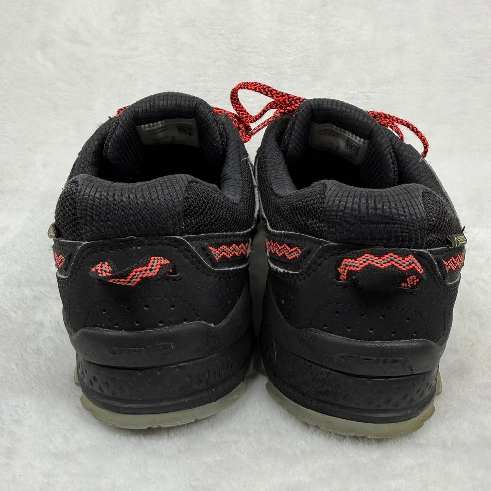Saucony Excursion TR12 GTX Womens 10‎ Black Red Gore-Tex Trail Running S10453-1